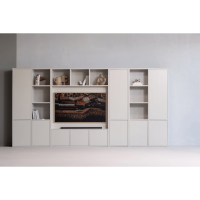 Meggy opbergkast rechts 108 cm - grenen dust