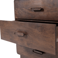 Woood Liya ladekast mangohout - donkerbruin