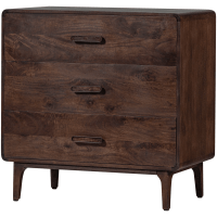 Woood Liya ladekast mangohout - donkerbruin