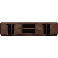 Sun tv-meubel met open vak recycled teak - bruin