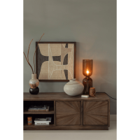 Sun tv-meubel met open vak recycled teak - bruin