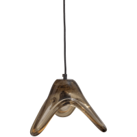 Woood Ella hanglamp groot glas - groen