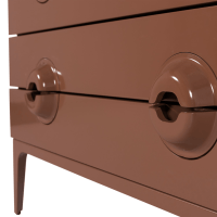 Woood Merge ladekast/commode - oudroze