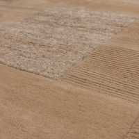 Noven handgeweven vloerkleed 170x240 cm - zand