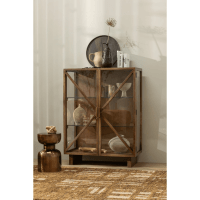 Woood Ian handgeweven vloerkleed 170x240 cm - bruin