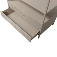 Woood Ferris openkledingkast 100 cm metaal - zand