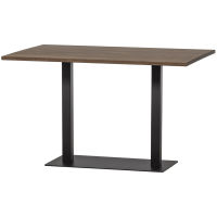 Tablo eettafel recht 120x80 cm - cashmere brown