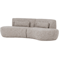 Woood Batavier half ronde 4-zitsbank melange