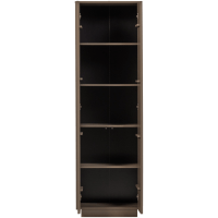 Woood Nova hoge opbergkast grenen - truffelbruin