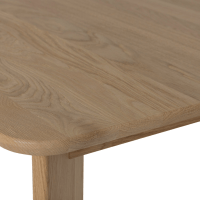 Woood Tablo eettafel afgerond - 180x100 cm - naturel