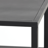 Yvana open vakkenkast 200cm zwart van het woonmerk Light & Living