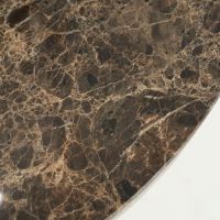 Lando salontafel rond ø60 cm marmer - bruin