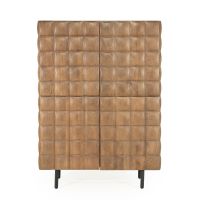 Eleonora Felix wandkast hout - lichtbruin