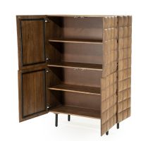 Eleonora Felix wandkast hout - lichtbruin