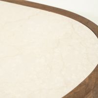 Eleonora Fred salontafel organisch klein - naturel/marmer