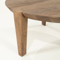Davina salontafel rond ø80 cm - naturel