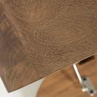 King salontafel mangohout - bruin