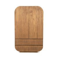 King wandkast hout - naturel