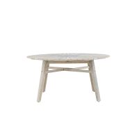 Svea Derya ronde tuintafel - ø150 cm - whitewash