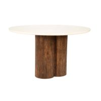 Eleonora Xannni eettafel rond ø130 cm - bruin
