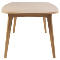 Nøra Rayford rechthoekige eettafel 200x100x75.5 cm | geolied eikenfineer - naturel