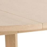 Nøra Vincent ronde uitschuiftafel Ø120/220x75 cm | eikenfineer - naturel