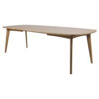 Nøra Rayford rechthoekige eettafel 200x100x75.5 cm | geolied eikenfineer - naturel