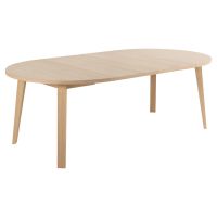 Nøra Vincent ronde uitschuiftafel Ø120/220x75 cm | eikenfineer - naturel