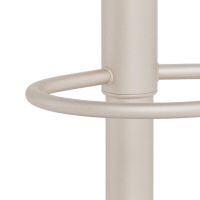 Nøra Don verstelbare barstoel | grijs metaal onderstel | stof Monza - beige