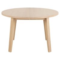 Nøra Vincent ronde uitschuiftafel Ø120/220x75 cm | eikenfineer - naturel