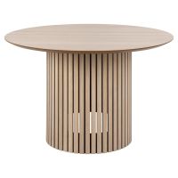 Nøra Erin ronde eettafel Ø120x75 cm | geolied eiken - naturel