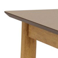 Nøra Donny eettafel 120x80x74.8 cm | rubberhout onderstel | mat eiken AC-gelakt fineer blad