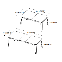 Rune uitschuifbare eettafel - 90x160-210 cm - eikenhout - naturel