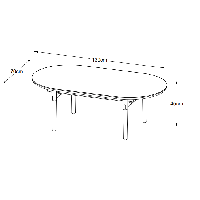 Leif eiken salontafel - 70 x 130 cm - naturel