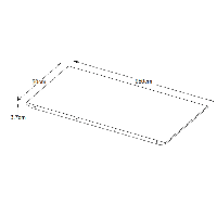 Mabel tafelblad verlengstuk