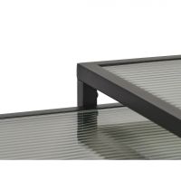 Nordic Home Olan glazen salontafel - zwart