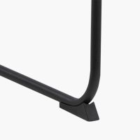 Nøra Lorraine barstoel | zwart metaal onderstel | stof Town - donkergrijs