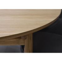 Leif ronde eiken eettafel - Ø120 cm - naturel