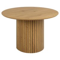 Nøra Jody ronde eettafel Ø120x75 cm | ruw melamine - naturel