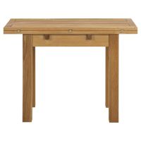 Nøra Alice rechthoekige uitschuiftafel 45/90x100x75 cm | geolied eikenhout - naturel