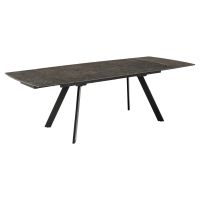 Nøra Lara uitschuiftafel 160/240x97x75 cm - zwart