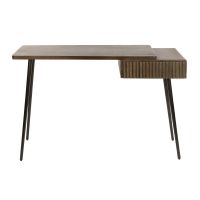 Marino sidetable - 120 cm - acaciahout - bruin