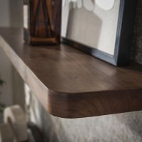 Marino wandplank - 120 cm - acaciahout - bruin