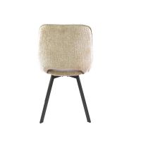 Fraaai Lombardi draaibare eetkamerstoel - zand