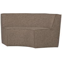 Woood Europa 2-zits eetbank geweven stof