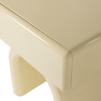 Woood Zorel ladekast/nachtkastje hout hoogglans - zachtgroen