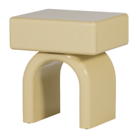 Woood Zorel ladekast/nachtkastje hout hoogglans - zachtgroen