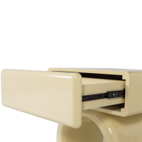 Woood Zorel ladekast/nachtkastje hout hoogglans - zachtgroen