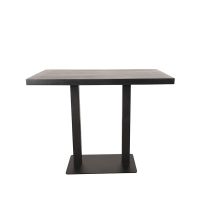 Label51 Restaurant/Bartafel 120x70x92 cm - straight edge - zwart