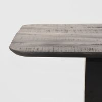 Label51 Restauranttafel 70x70x74 cm - sloppy edge - zwart